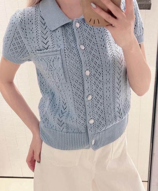 女款短袖针织开衫la008 商品图2