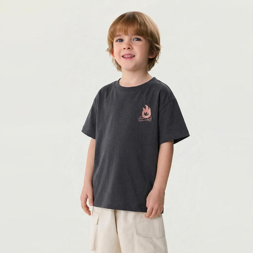 马克珍妮探险猫咪男童防晒速干T恤2026年夏装新款560337 商品图2