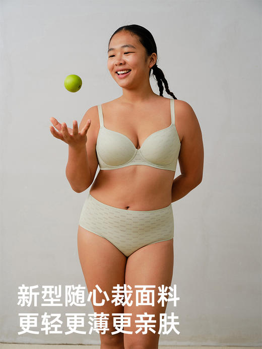 遐【小青提logo老花纪念款】圆润全罩杯无痕文胸大胸显小内衣女薄 商品图2