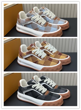 再到三色，TILTED情侣款系带复古运动鞋板鞋