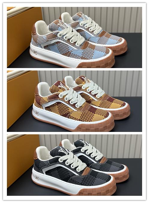 再到三色，TILTED情侣款系带复古运动鞋板鞋 商品图0