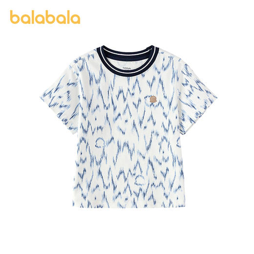 【商场同款】巴拉巴拉儿童短袖t恤男童2026新款夏季趣味印花上衣 商品图4