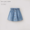 马克珍妮时髦百搭女童A版牛仔半裙2026年夏装新款560715 商品缩略图0