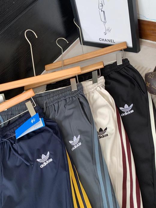 F032557百搭直筒阔腿裤型显瘦百搭休闲长裤条纹运动裤 商品图1