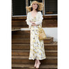 南法花园~舒适明媚 米思阳2026春夏新款度假风连衣裙修身立裁油画感印花吊带裙女2297 商品缩略图1