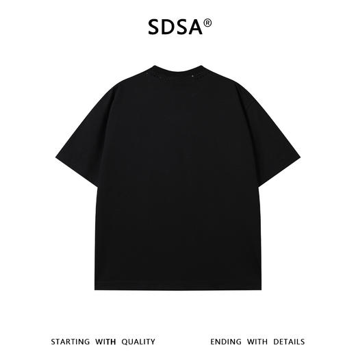 SDSA男装2026新款高贵轻奢韩系潮牌领口铆钉设计短袖T恤百搭宽松 商品图1