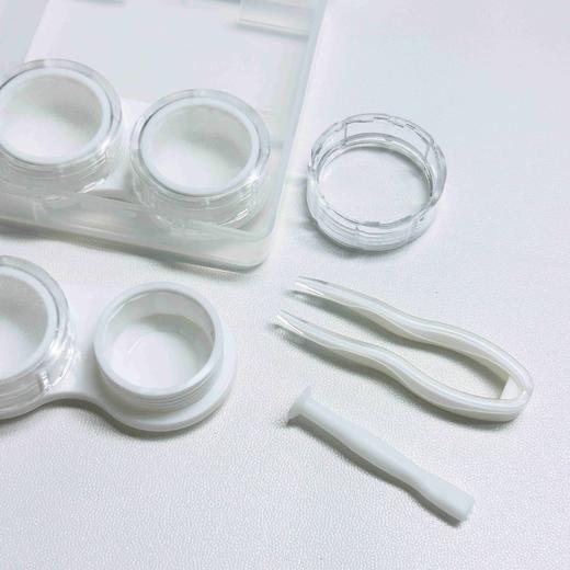 可爱卡通星座猫咪风隐形眼镜盒含镊子小棒双联盒2副装B28 商品图4
