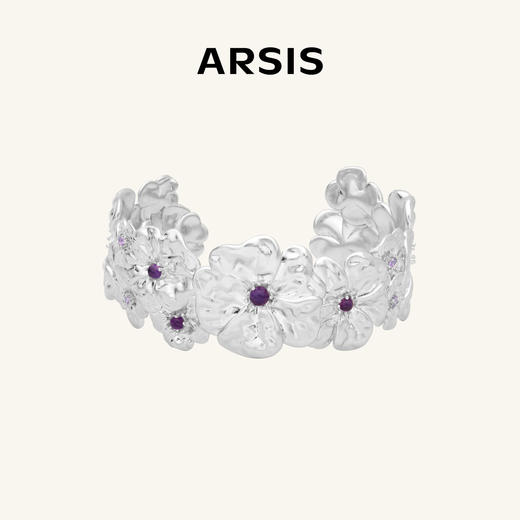 ARSIS 丨 繁绮系列 繁花风影手镯宽版 商品图1