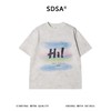 26T179SDSA男装2026新款高贵轻奢美式复古字母印花圆领短袖T恤百搭上衣 商品缩略图5