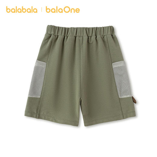 【balaOne】巴拉巴拉童装儿童短裤男童2026新款夏装户外针织中裤 商品图2