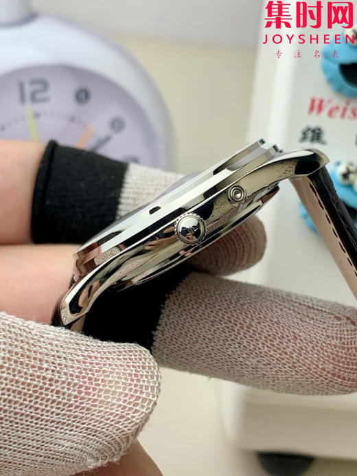 GF积家大师系列1378420"小丑" Master Ultra Thin Réserve de Marche超薄大师动显日历 938一体机 男士腕表 商品图2