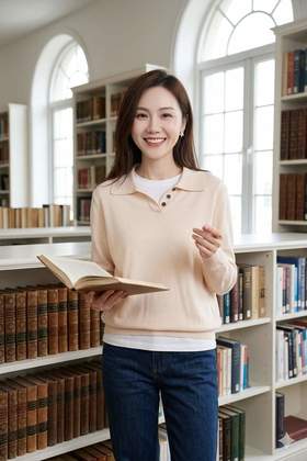 芯柔领叙|高智感翻领纽扣针织衫（一口价）