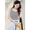 米思阳2026春夏新款黑条纹天丝针织吊带背心女内搭打底无袖可外穿短上衣6167 商品缩略图0