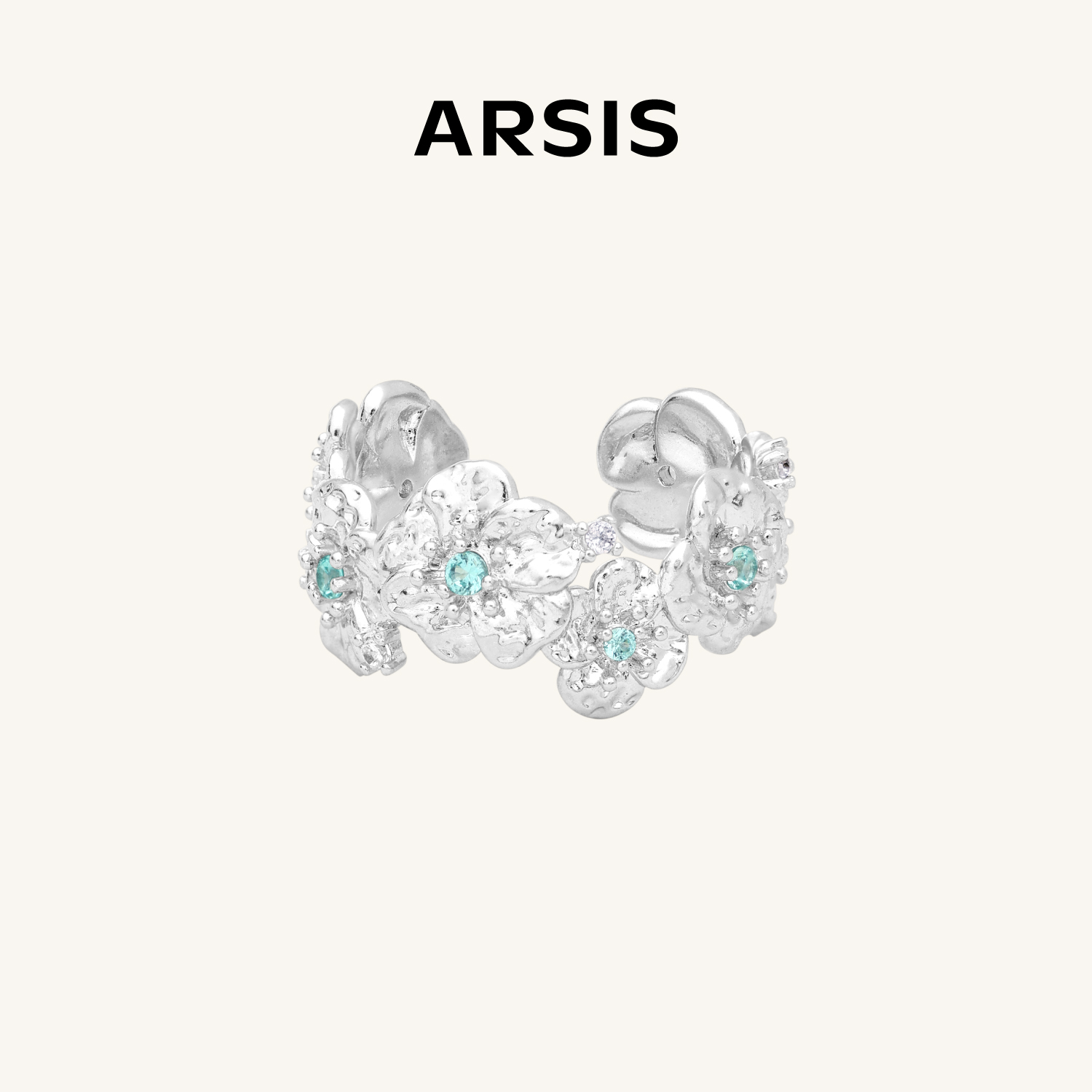 ARSIS 丨 繁绮系列 繁花风影开口戒