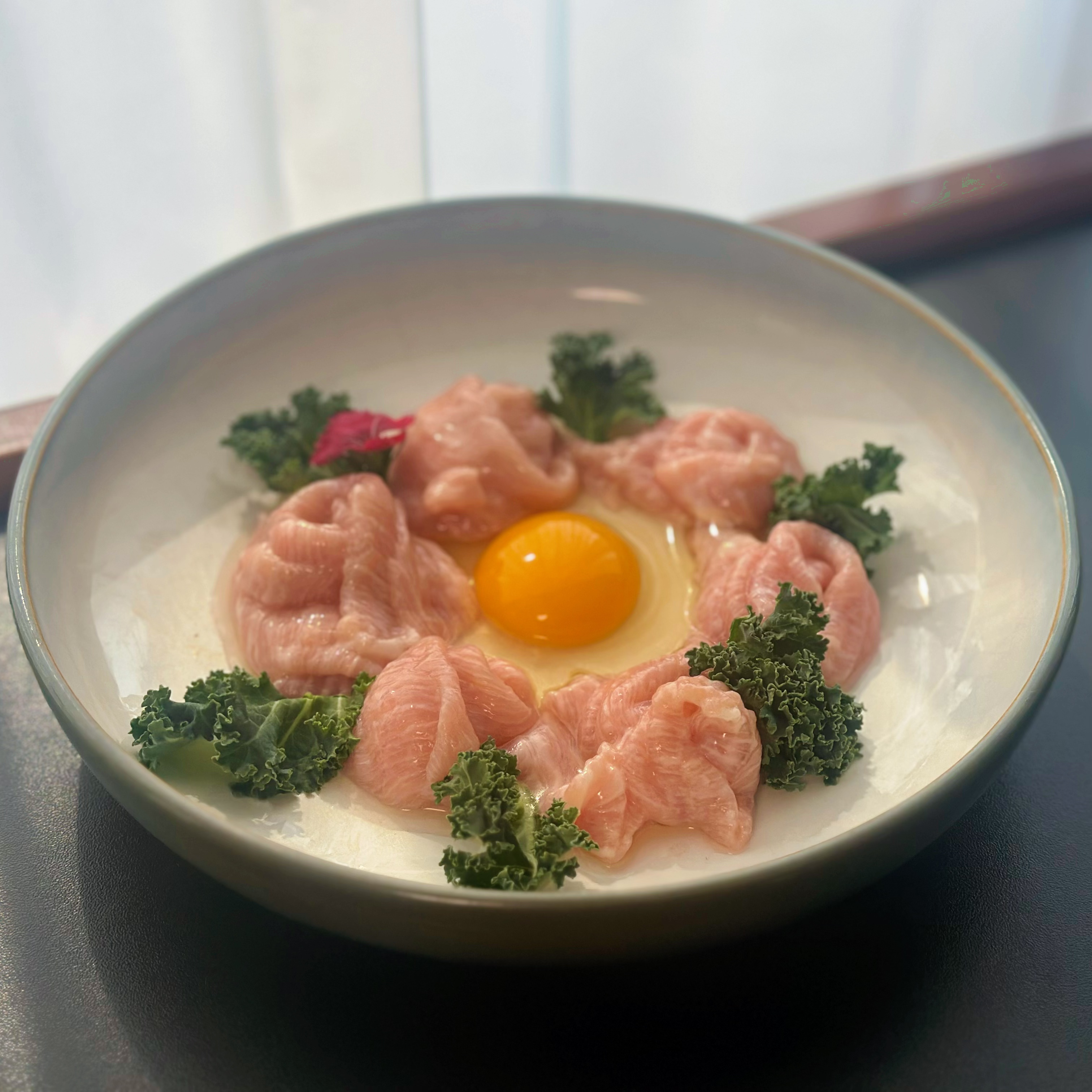 有机蛋雪花松板猪