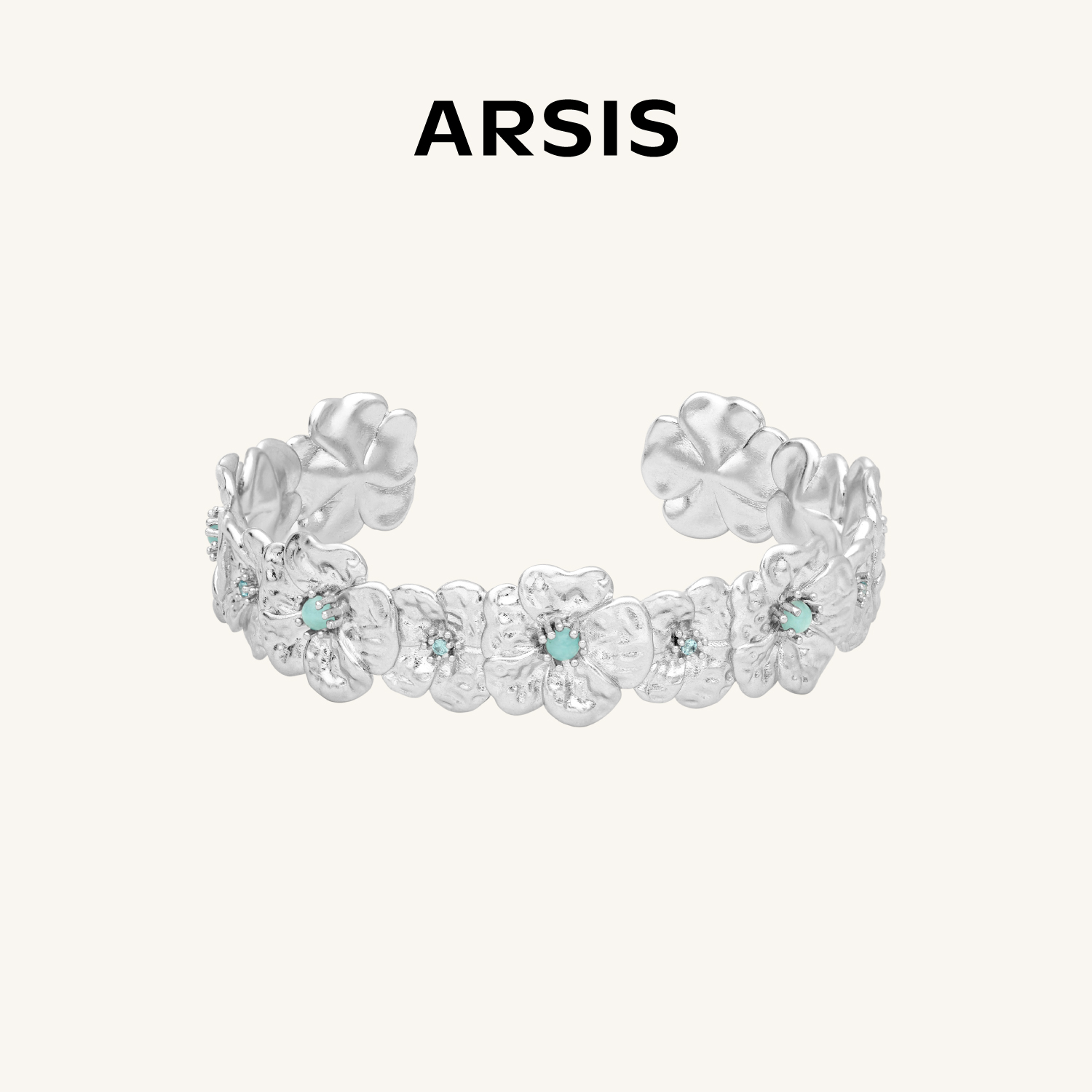 ARSIS 丨 繁绮系列 繁花风影手镯窄版