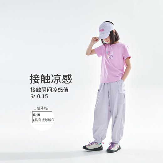 cicochild26年夏季新款中大女童凉感防晒休闲长裤yc0410004 商品图1