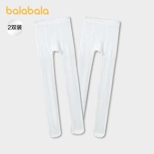 【商场同款】巴拉巴拉女童连裤袜夏季新款薄儿童舞蹈袜学生两条装 商品图1