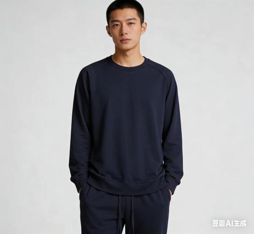 （德国同款 棉涤休闲外穿）SCHIESSER德国舒雅男士93%棉+7%涤纶面料圆领休闲外穿套装39/21790H 商品图2