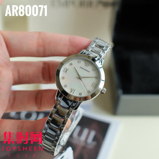 原单阿玛尼AR80071 贝母钻面 女士腕表
机芯：原装进口石英机芯 商品图1