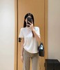 F032501春季新款纯色定染工艺舒适百搭圆领打底短袖T恤 商品缩略图13
