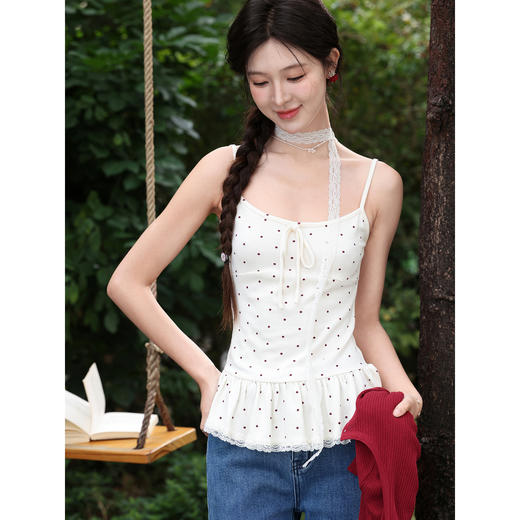 鹿向南【0328/20:00新品前一小时7折】杏色背心 商品图1