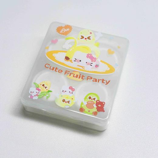 可爱卡通星座猫咪风隐形眼镜盒含镊子小棒双联盒2副装B28 商品图12