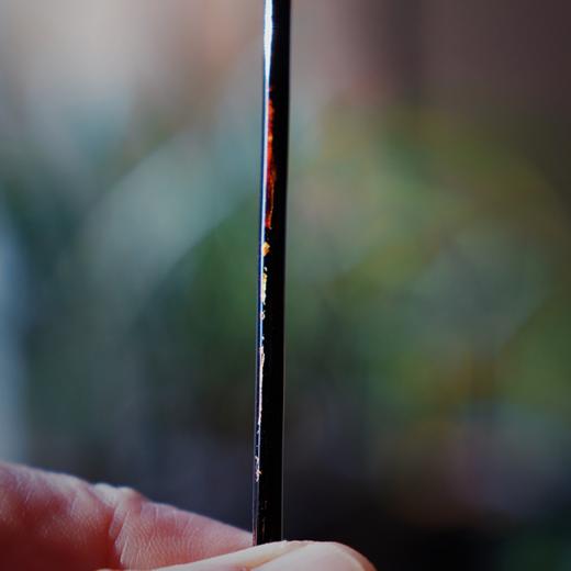 【沉华·点金大漆茶拨】金箔银箔漆器茶器 商品图4