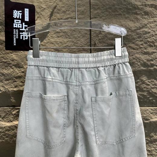 F032517不规则分布十字贴布风格侧排十字架休闲长裤卫裤 商品图12