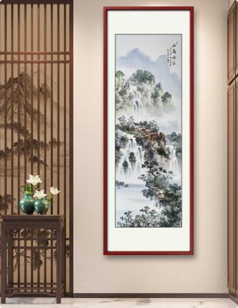 山高水长瓷板画 商品图0
