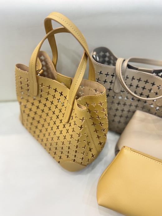 漏空菜篮子包（黄 杏） 商品图2