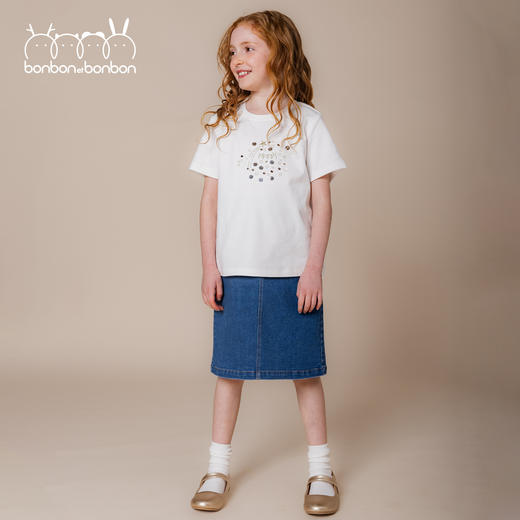 手工亮片针织T恤 商品图1