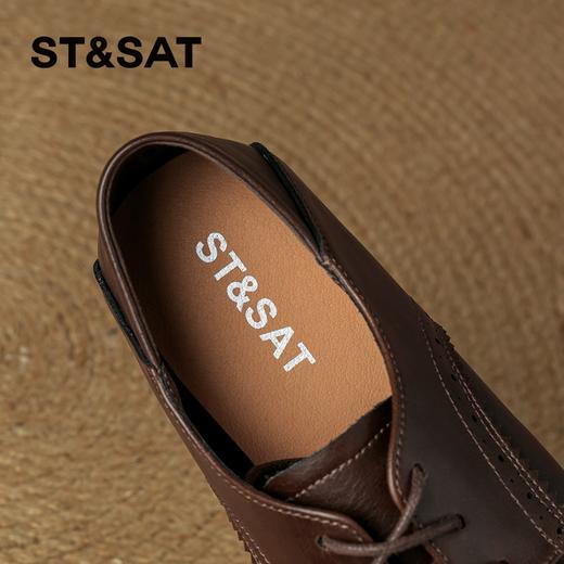 星期六26春新款轻盈绑带百搭英伦乐福SSE1112C3J 商品图11