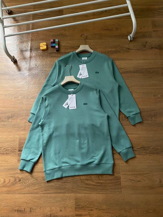 鳄鱼高克重纯棉休闲圆领情侣款卫衣 商品图0