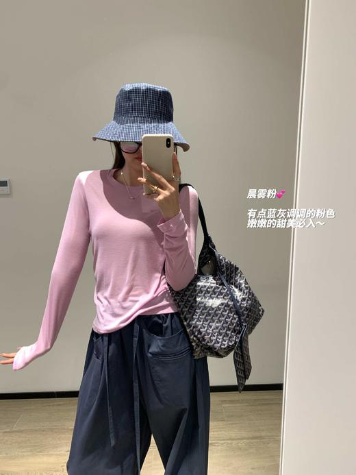 春夏天丝羊毛面膜T恤 商品图8