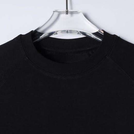 SDSA男装2026新款高贵轻奢美式撞色后背印花字母圆领短袖T恤百搭 商品图1