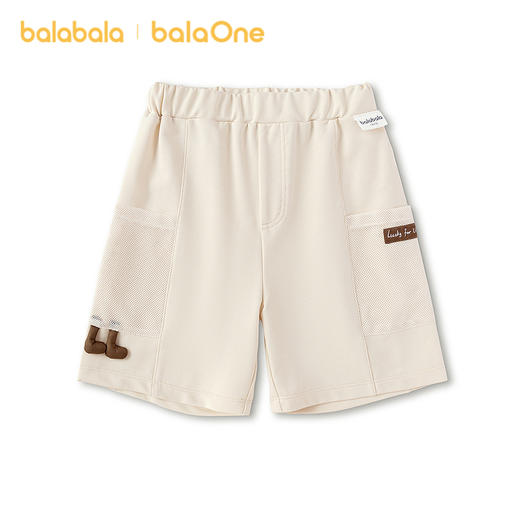 【balaOne】巴拉巴拉童装儿童短裤男童2026新款夏装户外针织中裤 商品图1