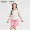 巴拉巴拉女童短袖套装儿童宝宝两件套2026新款夏装凉感舒适半开襟 商品缩略图2