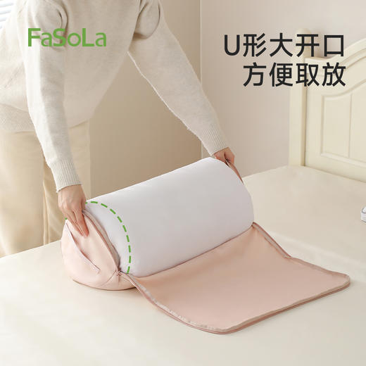 FaSoLa圆筒被子收纳袋衣物棉被整理袋枕头装被子搬家换季便携家用 商品图4