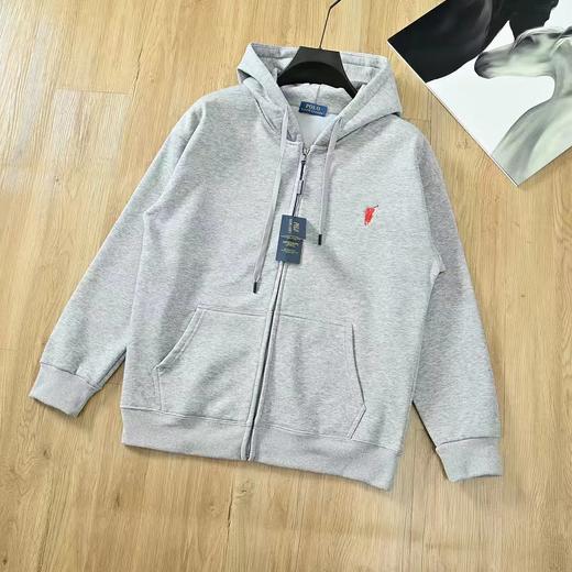 F032512新款百搭休闲保暖连帽加绒加厚拉链衫夹克外套 商品图5