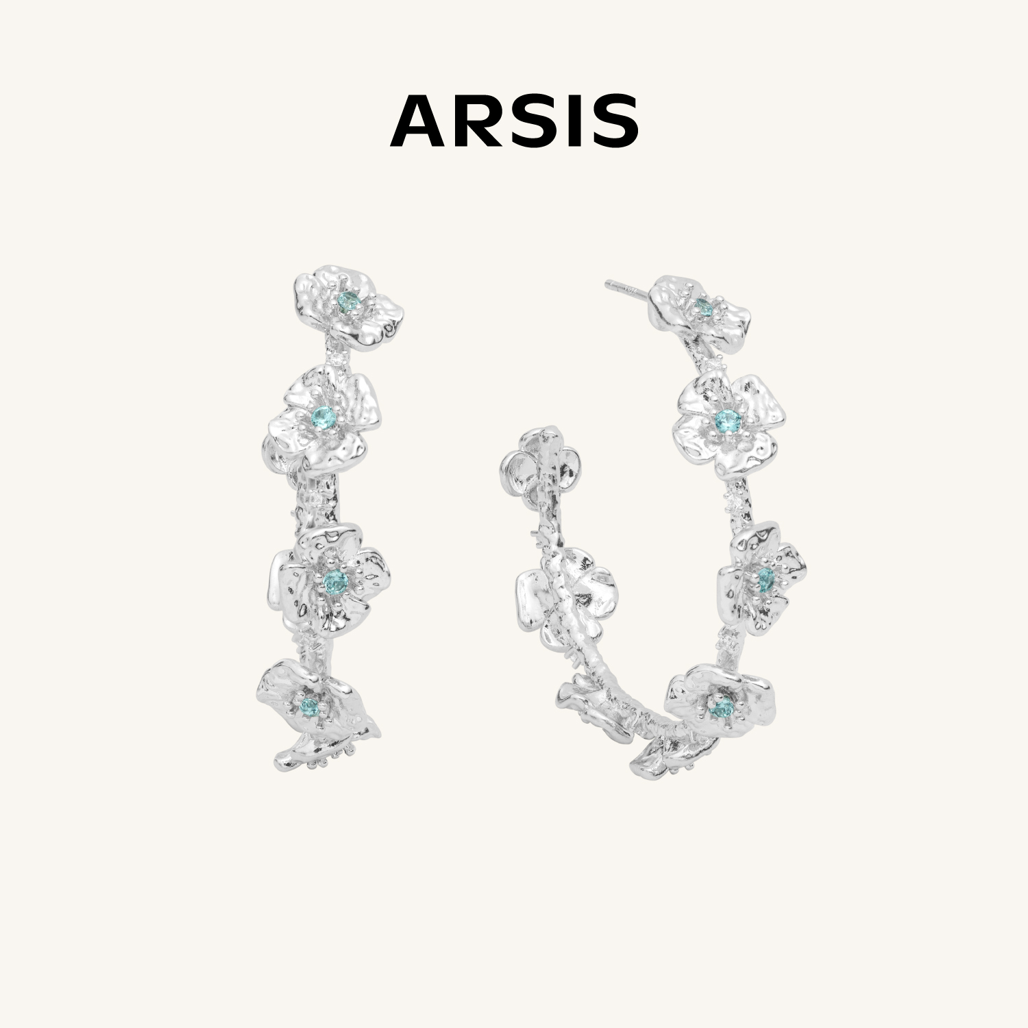 ARSIS 丨 繁绮系列 繁花风影耳环