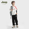 【儿童服饰丨JeepKids吉普儿童户外运动卫裤】120-175码可选，精选长绒棉，亲肤柔软，耐穿易打理，松紧裤腰，穿脱方便，版型挺括，上身舒适无拘束，多种款式可选 商品缩略图4
