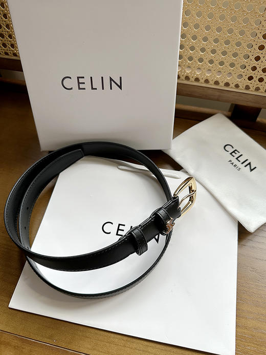 THS-无 赛琳家 女士牛皮材质极简百搭细款腰带 女士皮带 CR239 商品图1