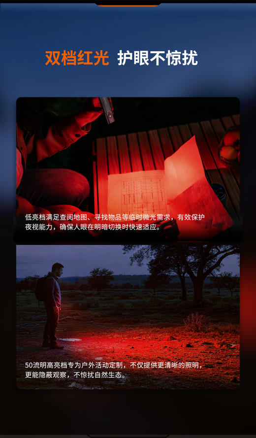 Fenix菲尼克斯E06R Pro RG手电筒绿激光小型便携式强光充电氛围灯 商品图3