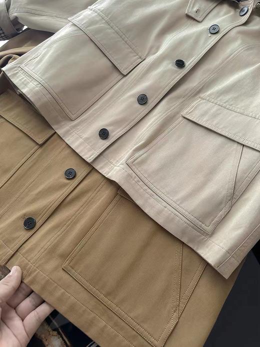 F032579日常通勤百搭休闲质地轻盈灯芯绒领夹克短外套 商品图4