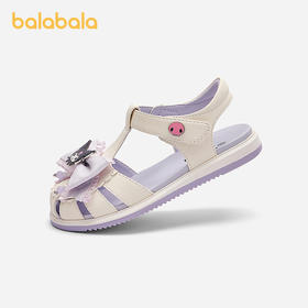 【库洛米IP商场同款】巴拉巴拉儿童休闲鞋女童2026夏新款时尚凉鞋