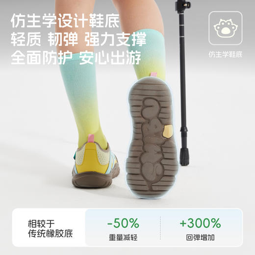 【猫爪徒步系列】SMIBU男女中大童夏款舒适运动户外鞋登山徒步鞋Z52FY3403【CC爸妈团购】 商品图1