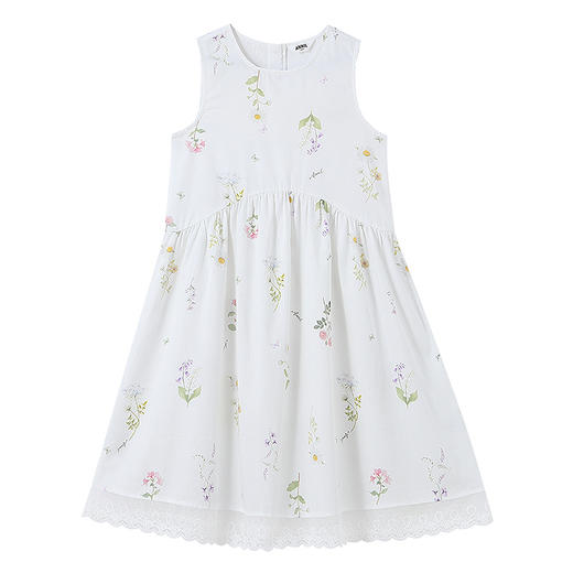 女童无袖连衣裙夏季新款安奈儿童装EG623560 商品图5