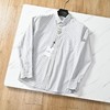 F032534春季新款休闲日常高品质男士纯棉条纹长袖衬衫 商品缩略图6