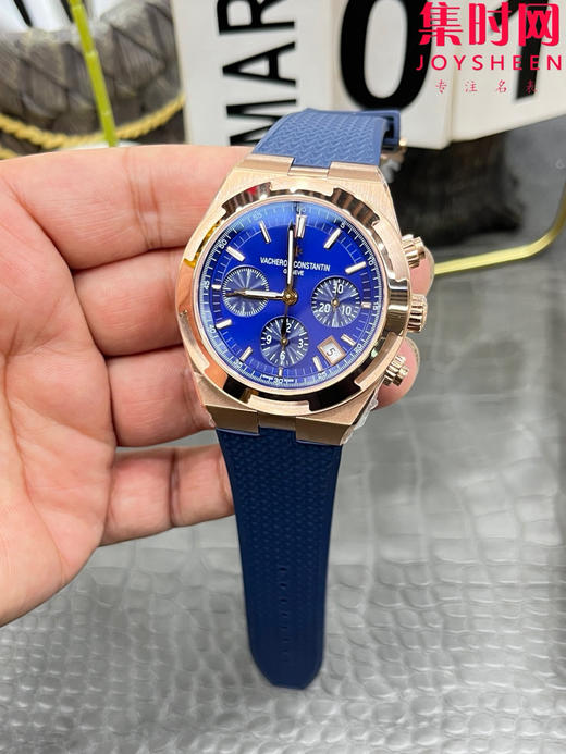 江诗丹顿 Overseas 8F纵横四海计时系列5500V 5520V 男士腕表 表径42.5mm 升级版V3版 搭载7750改Cal.5200自动上链机械机芯 商品图1